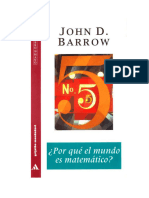 Barrow John D - Por Que El Mundo Es Matematico