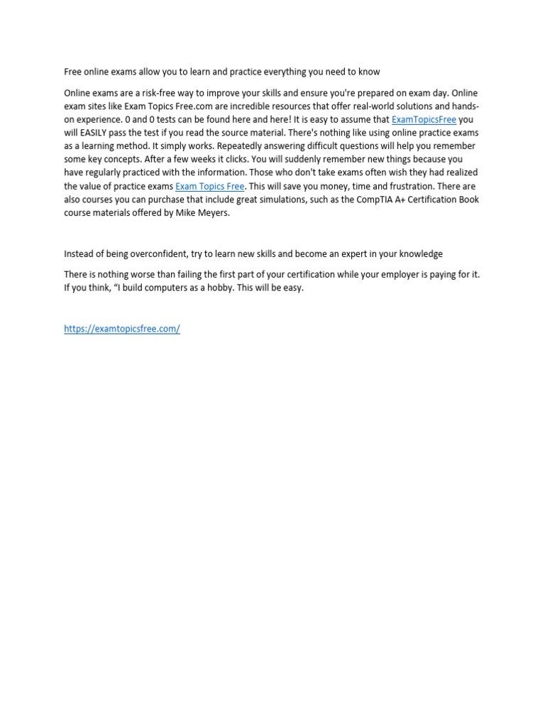 Exam topics free mastery unveiled inside pdf