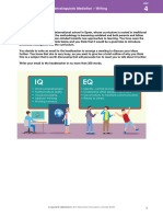 Unit 4. Mediaton Intralinguistic. Writing