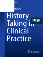 Krsna Mahbubani History Taking in Clinical Practice Springer 2023