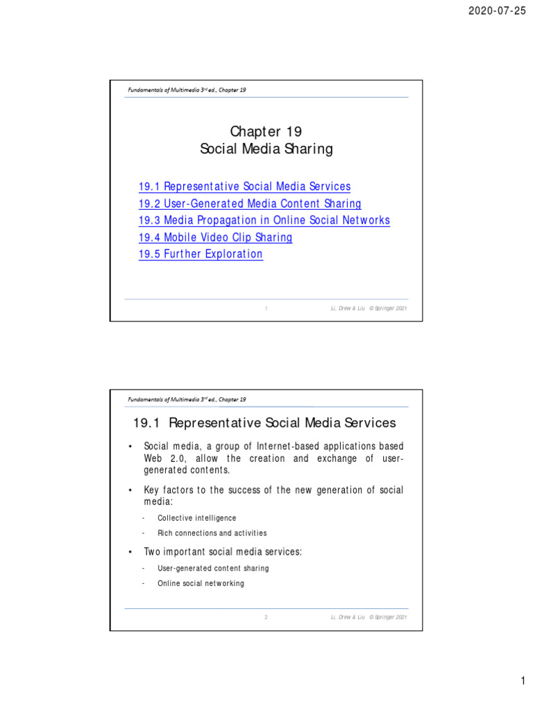 Chapter19 Edition 3 2up | PDF | You Tube | Social Media
