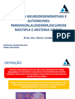 Aula 3 - Doenças Neurodegenerativas