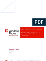 Windows Phone Guide For Symbian QT Application Developers Formated