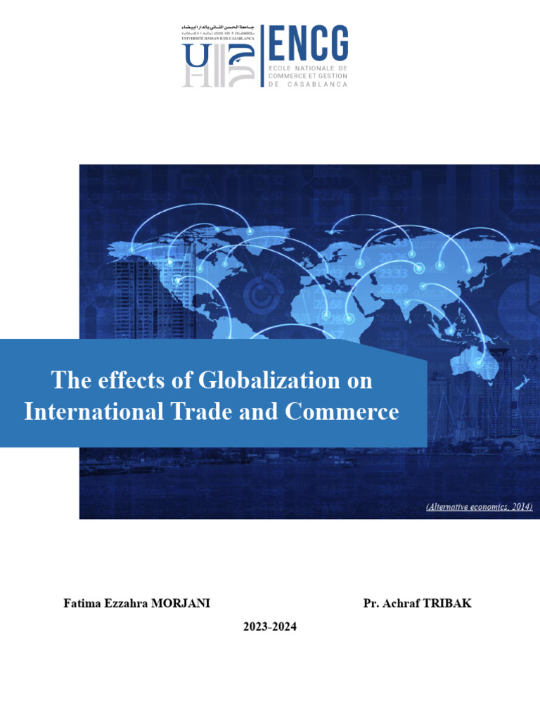 The Effects of Globalization On International Trade and Commerce ...