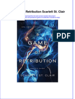 Textbook Ebook A Game of Retribution Scarlett ST Clair All Chapter PDF