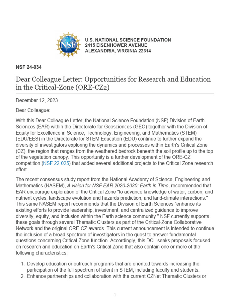 NSF STEM 24034 | PDF | National Science Foundation | Science ...