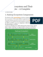 Hadoop Ecosystem and Their Components