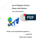 Place Name in Ethiopia: Practice, Challenges and Solutions