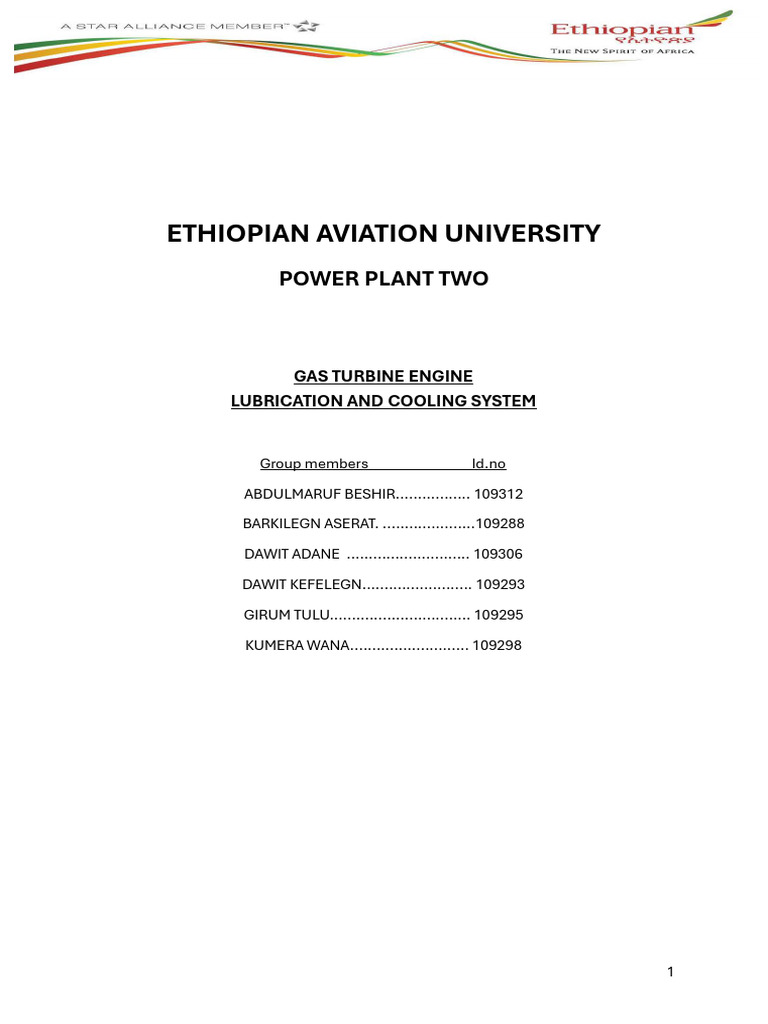 Group 4 GTE lubrication and cooling system PDF Ultraviolet Leak