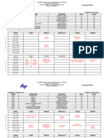 Horarios Nuevo Ingreso 2023-1 (Industrial, Sistema, Mecanica, Mecatronica) Tsu-1