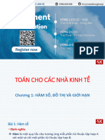 Toán Cho Các Nhà Kinh Tế