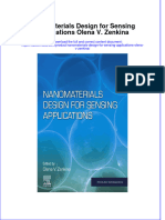 Textbook Ebook Nanomaterials Design For Sensing Applications Olena V Zenkina All Chapter PDF
