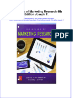Textbook Ebook Essentials of Marketing Research 4Th Edition Joseph F All Chapter PDF