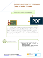 UNIT IV LESSON-II Code of Ethics For Professional Teachers