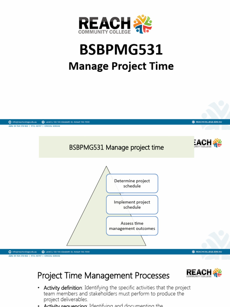 Project Time Management Guide | PDF | Project Management | Projects