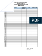 Daftar Peringkat Kelas 4 SMT 2 Tp. 2023-2024 (Format)
