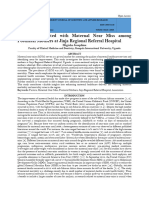 Factors Associated With Maternal Near Miss Among Postnatal Mothers at Jinja Regional Referral Hospital