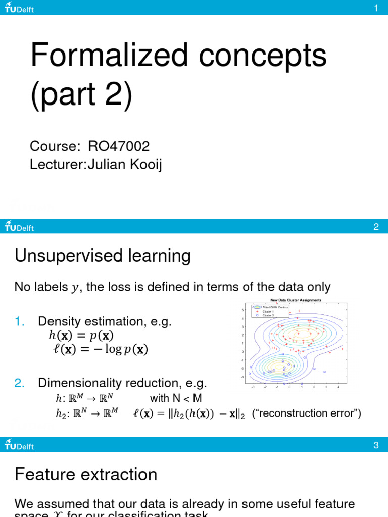 RO47002 - Lecture 2B - ML Formalized - Part2 | PDF | Machine Learning ...
