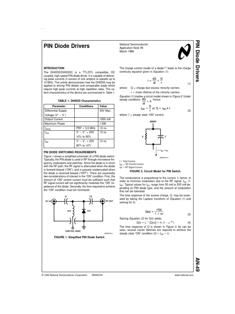 An 0049 | PDF | Diode | Computer Engineering