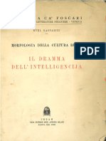 Evel Gasparini: Morfologia Della Cultura Russa - Il Dramma Dell'intelligencija