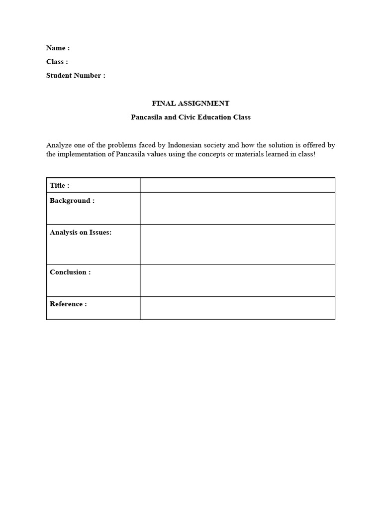 Final Assignment PCE | PDF