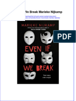 Textbook Ebook Even If We Break Marieke Nijkamp All Chapter PDF