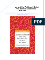 Textbook Ebook Eurocentrism and The Politics of Global History First Edition Alessandro Stanziani All Chapter PDF