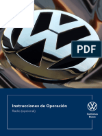 Instrucciones de Operación - Rádio 1