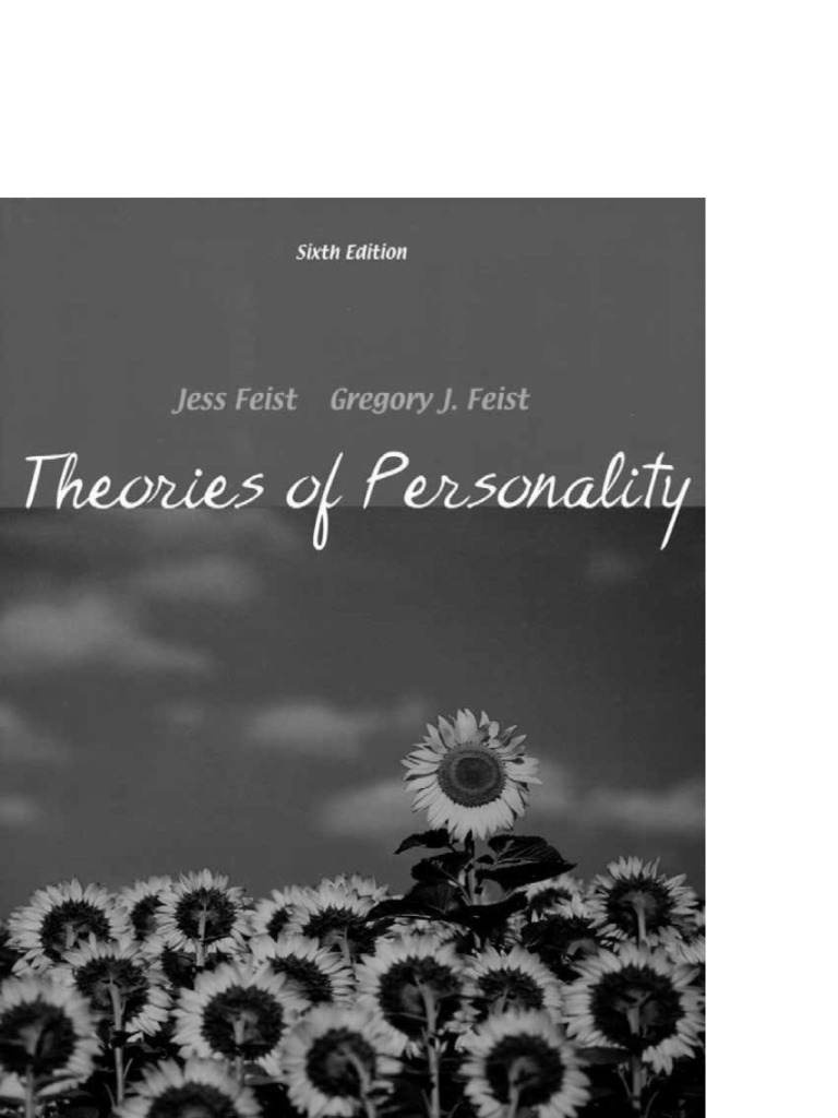 Theories Of Personality Overview Pdf