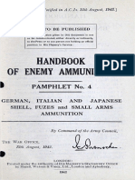 Handbook of Enemy Ammunition Pamphlet 4