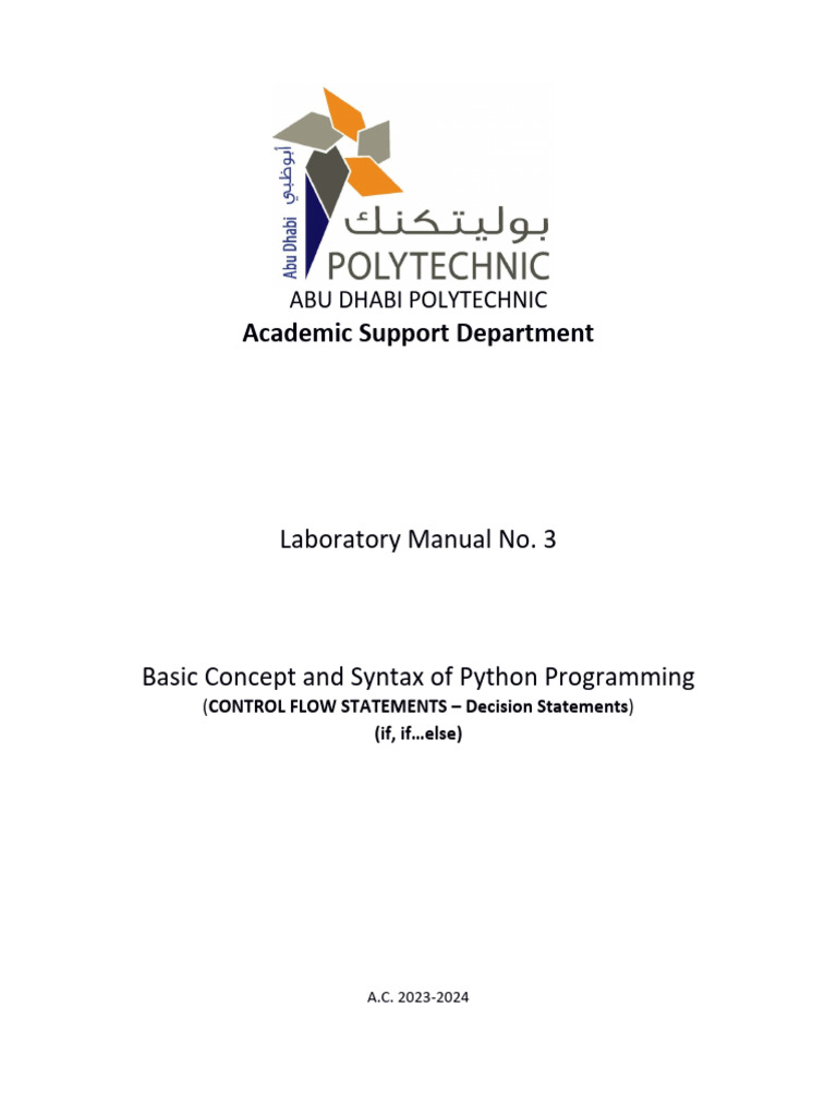 ICT1011 - Lab - Manual - 3 Answer | PDF | Computing | Software Engineering
