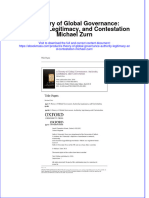 Textbook Ebook A Theory of Global Governance Authority Legitimacy and Contestation Michael Zurn All Chapter PDF