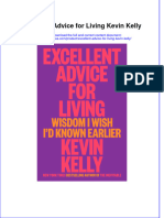 Textbook Ebook Excellent Advice For Living Kevin Kelly All Chapter PDF