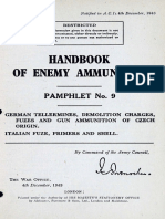 Handbook of Enemy Ammunition Pamphlet 9