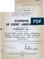 Handbook of Enemy Ammunition Pamphlet 7