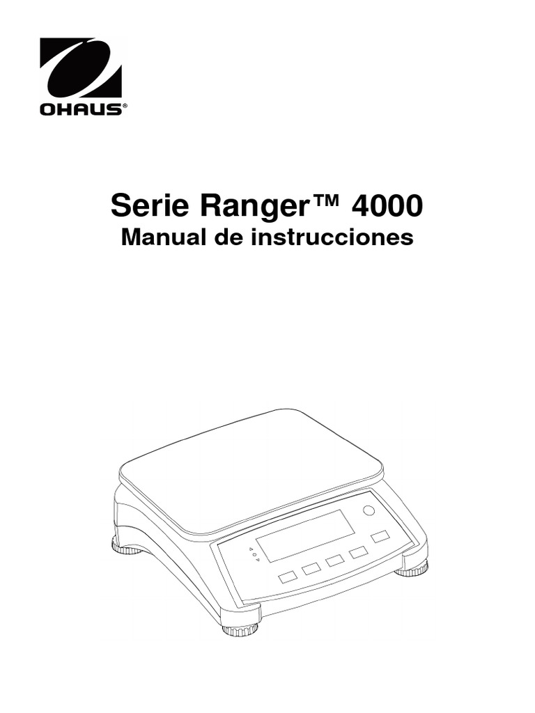 Ranger™ 4000-Serie | PDF | Enchufes y tomas de corriente alterna | Balanza