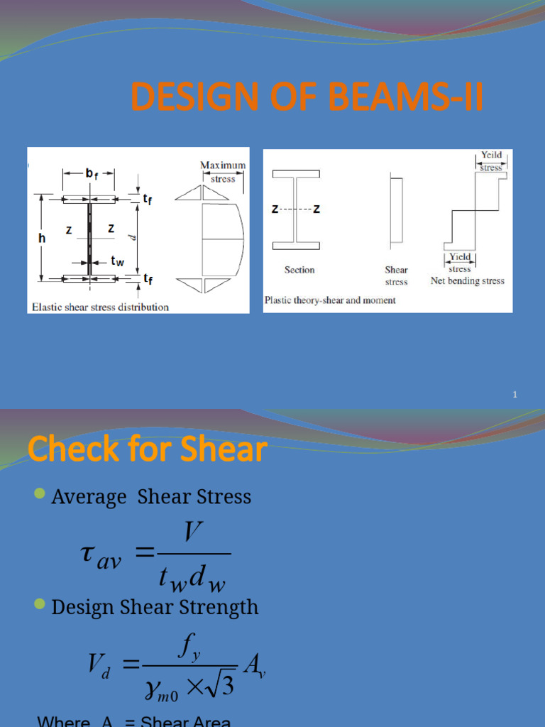 Shear and Deflection Checks for Beams | PDF | Buckling | Beam (Structure)