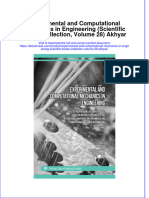 Textbook Ebook Experimental and Computational Mechanics in Engineering Scientific Books Collection Volume 28 Akhyar All Chapter PDF