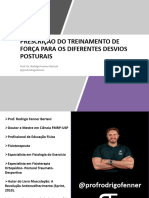 Prescrição Do Treinamento de Força para Os Diferentes Desvios Posturais