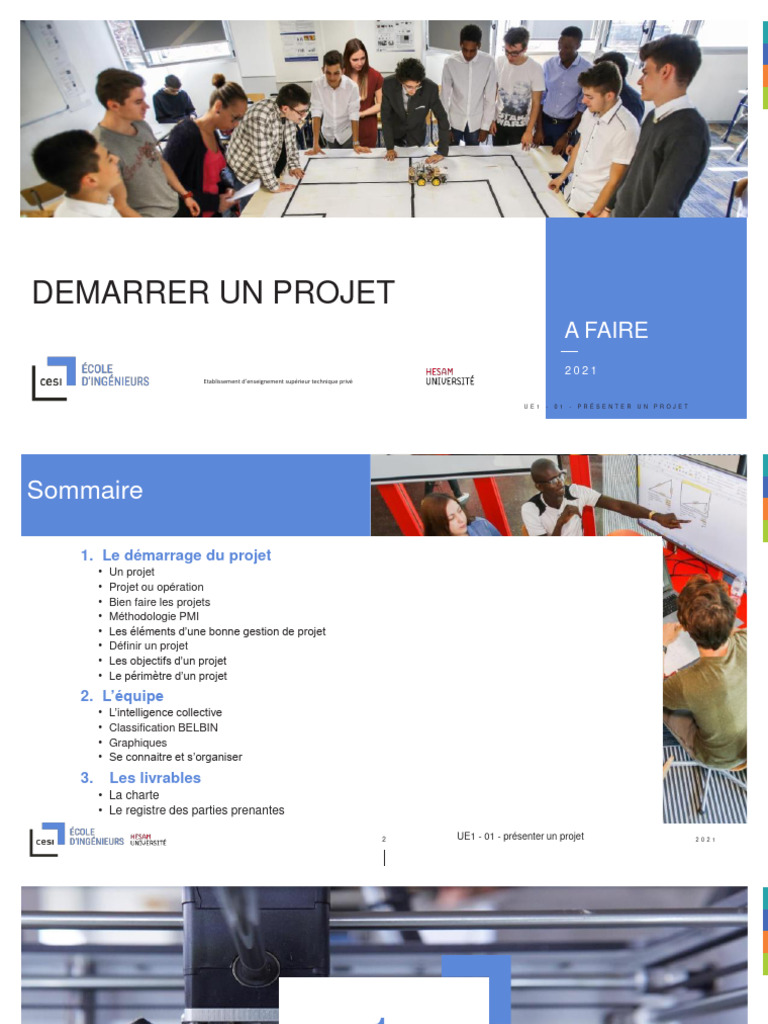 Démarrage d'un projet efficace | PDF | Gestion de projet