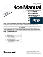 Servicemanual - Panasonic - KV s4065cl, KV s4065cw, KV s4065cwcn, KV sS4085cl, KV s4085cw, KV s4085cwcn - s7