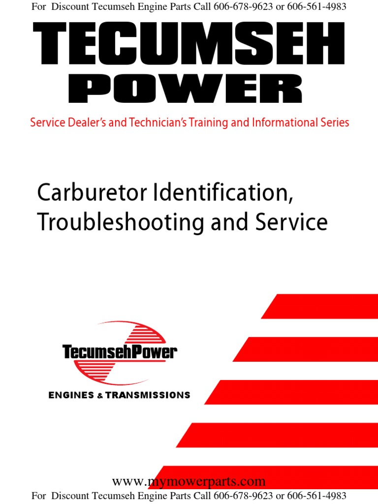 Tecumseh Carburetor Troubleshooting and Identification Guide
