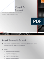 Manajemen Proyek & Teknologi Informasi: STMIK Mardira Indonesia