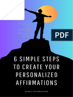 6 Simple Steps To Create Personalized Affirmations Guide Book