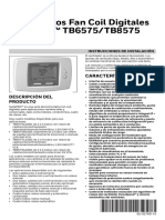 Termostatos Fan Coil Digitales Suitepro™ Tb6575/Tb8575: Características