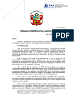 Resolución Directoral #0157-2023-Ana-Oa