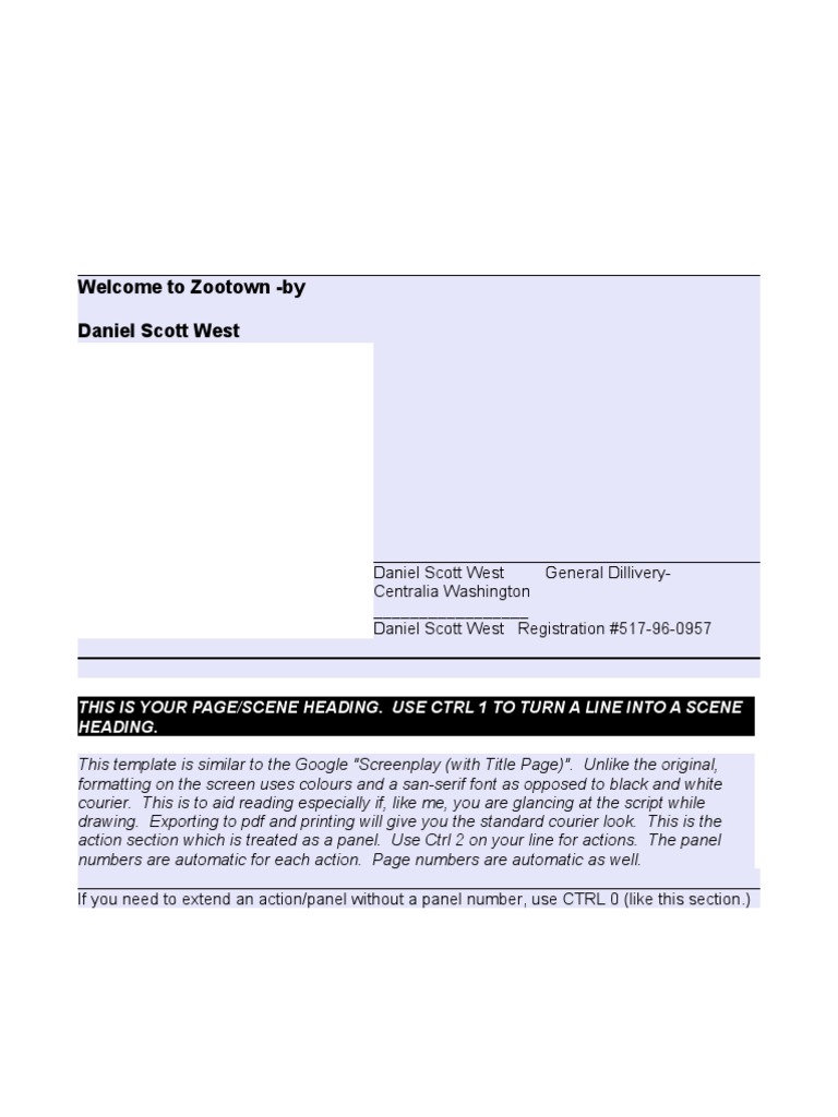 Comic Script | PDF