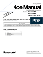 Servicemanual Panasonic kv-s5046h 5076h s5