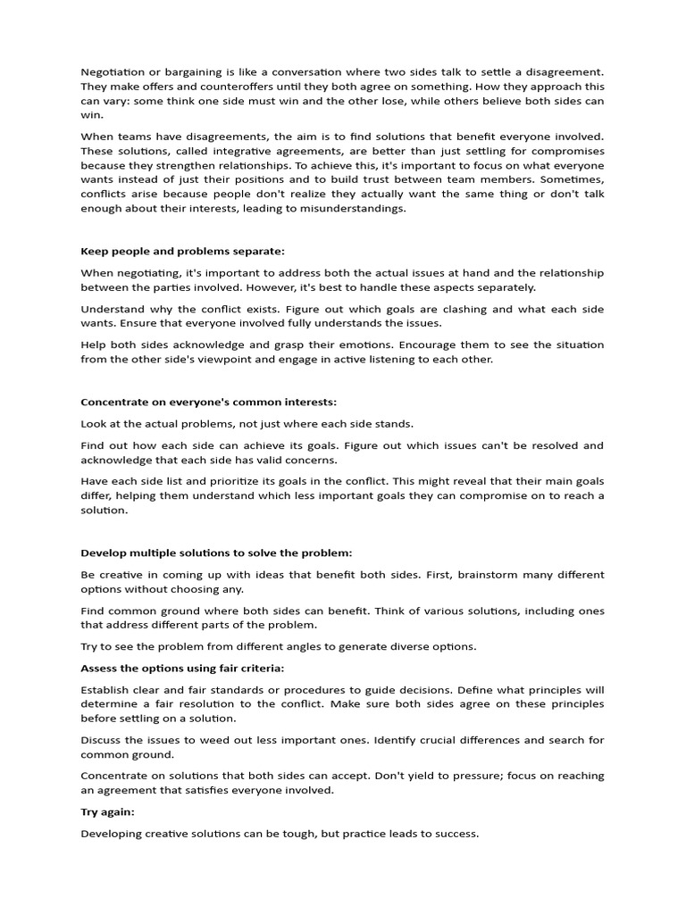 Explanation pdf mediation negotiation