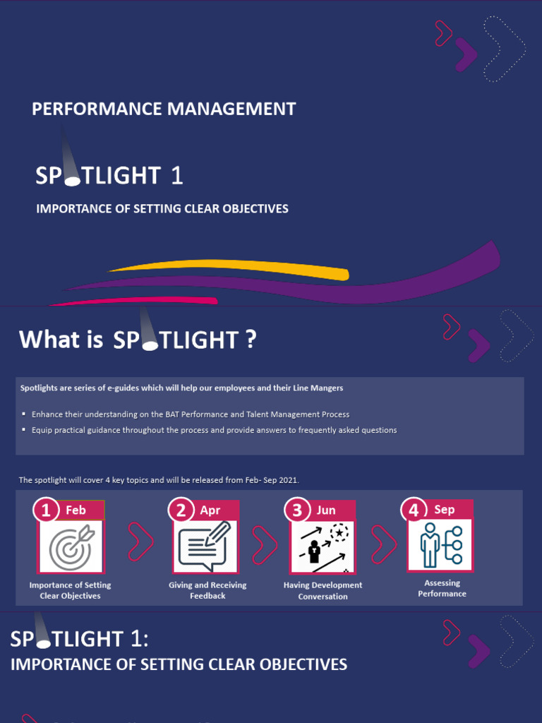 Setting Clear Objectives 2021 (E-Guide) | PDF | Leadership | Mentorship